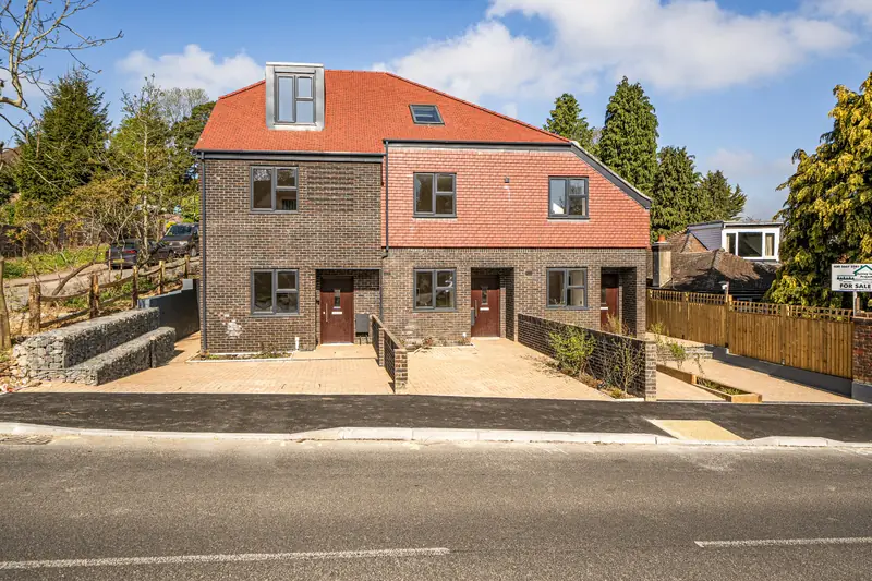 Front of the terrace on Waddington Avenue